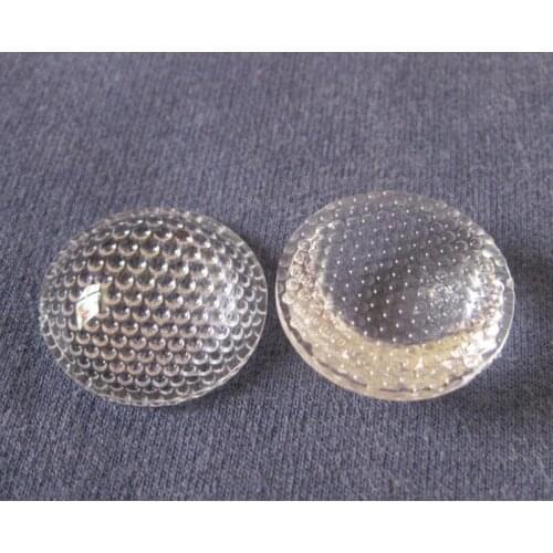 CSM-23 High quality LED Optical Lens, Lens Size: 23X8mm, Bead surface, 60 degree, PMMA materials