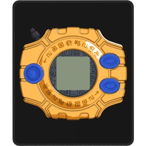 Tais Digivice Gaming Mouse Pad Digimon Nostalgic Anime Non-Slip MousePad Rubber PC Table Decoration Cover