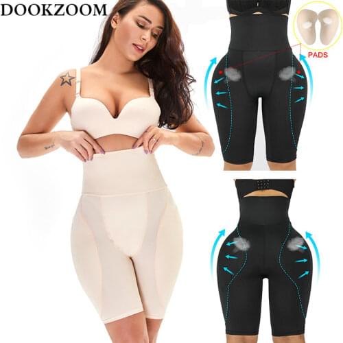 Shapewear Women Waist Trainer Body Shaper Tummy Control Underwear Pad Control Panties Fake Buttocks Lingerie Thigh Slimmer 5XL