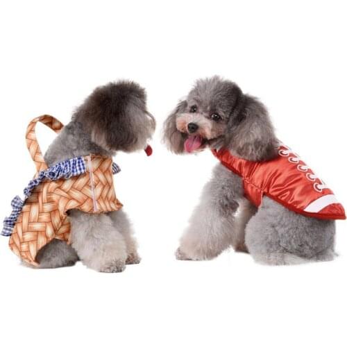 Rugby Cosplay Suit Funny Dog Cat Costumes Pet Clothing Halloween Christmas Uniform Clothes For Puppy Dogs Costume