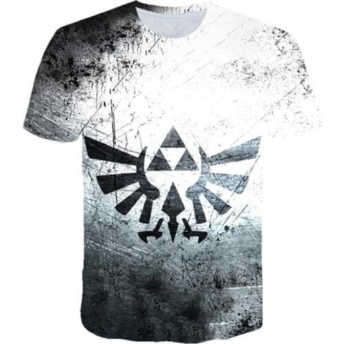 Summer Kids Clothes Breath of The Wild Link Champion Zelda Children T-shirt for Boys autumn Girls Toddler Short-Sleeve Tee tops