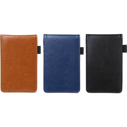 Multifunction Pocket Planner A7 Notebook Small Notepad Note Book Leather Cover Business Diary Memos Office School Stationery