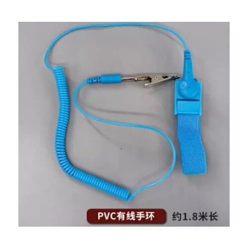 Adjustable Anti Static Bracelet Electrostatic ESD Discharge Cable Reusable Wrist Band Strap Hand With Grounding Wire