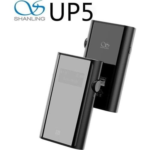 Shanling UP5 Dual ES9212C Balanced Bluetooth Decoding Headphone Amplifier USB DAC to 384K/ DSD256 3.5/ 2.5/4.4mm Headphones Jack