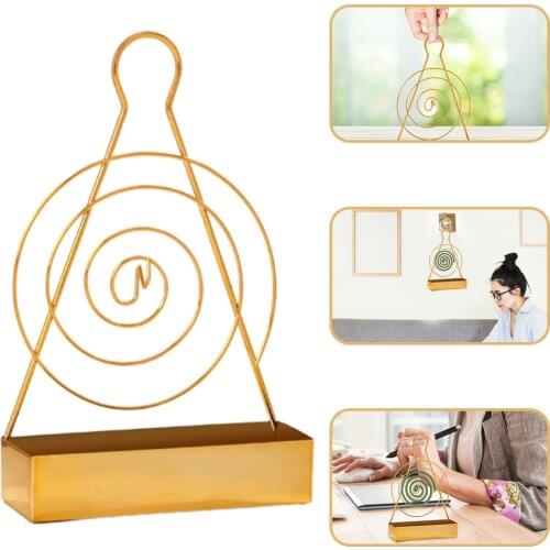 Spiral Mosquito Coil Holder Mosquito Coil Holder Iron Mosquito-Repellent Incense Holder for Home Decoration