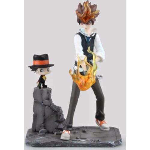 Janpanese Anime Cartoon Hitman Reborn Action Figure Toy Car Showcase Decoration Collection Ornament Statue Festival Kid Gift Hot