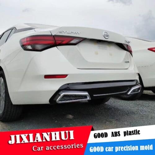For Nissan Sentra Body kit spoiler 2020-2021 For SYLPHY ABS Rear lip rear spoiler front Bumper Diffuser Bumpers Protector