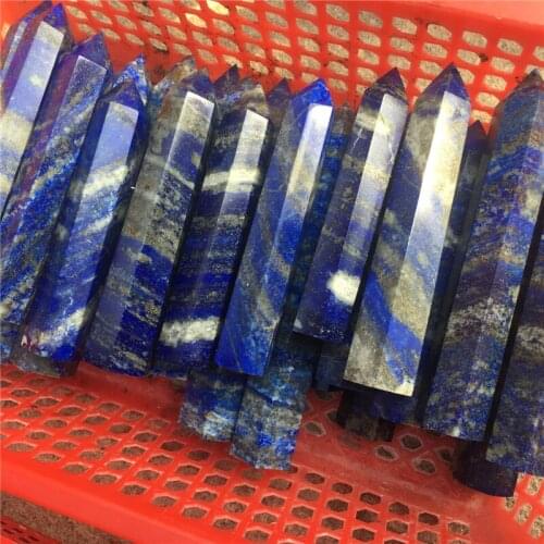 1000g high quality chakra stone big long size natural lapis lazuli wand point healing crystal mineral for home decor wholesale