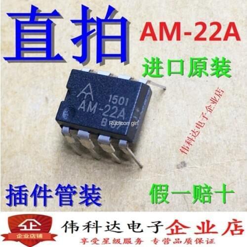 AM-22A replaces VIPER22A DIP8 in-line switching power management chip imported original fake one lose ten