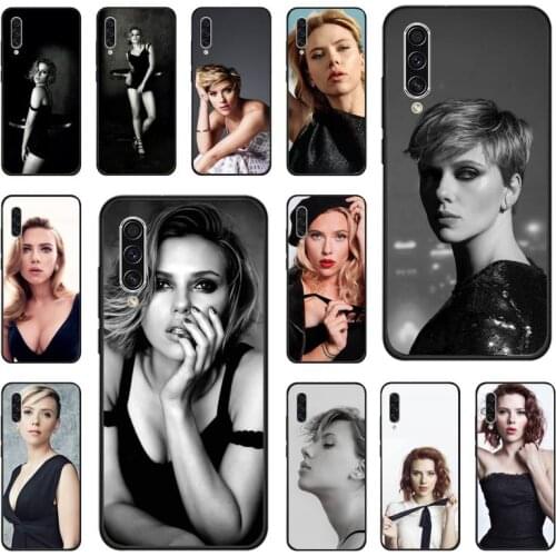 Sexy girl Scarlett Johansson Phone Case For Samsung galaxy S note 7 8 9 10 20 fe edge A 6 10 20 30 50 51 70 lite plus Soft