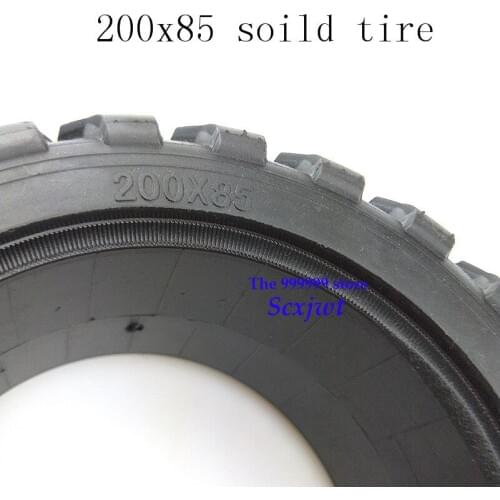 1pcs 200X85 Electric Scooter Car solid Tire 8 inch Scooter Skateboard Brushless Motor Non Pneumatic Wear-resisting tyre