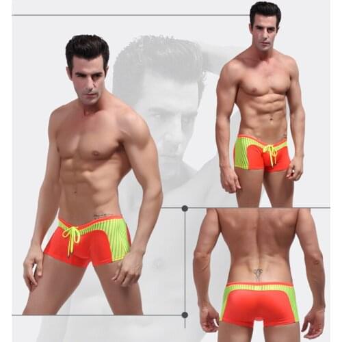 Hot sale Man Swimwear Surfing Beach pants boxer Mens swimming trunks Sexy Shorts swim briefs Boxers Sports suit Men Swimsuit