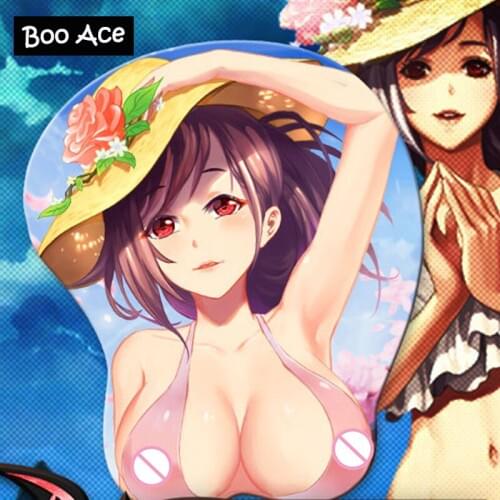"Dungeon and Fighter" Seria Kirmin Anime 3D Breast Mouse Pad Gaming Wrist Rest