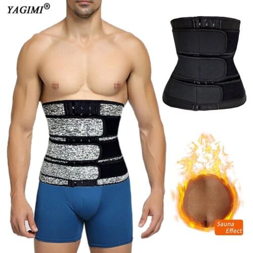 Colombian Girdles for Men Slimming Body Shaper Neoprene Sauna Workout Waist Trainer Trimmer Belt Sweat Belly Belt Shapewear Faja