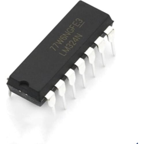 LM324N LM324 Quad Operational Amplifier IC Chip Integrated Circuit Integrated Block