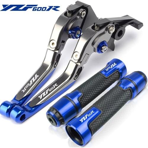 Motorcycle Adjustable Brake Clutch Lever Handle Hand Grips FOR YAMAHA YZF600 THUNDERCAT 1995-2008 2007 2006 2005 2004 2003 2002