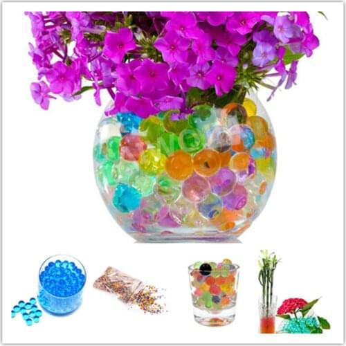 New10000pcs/lot crystal soil mud beads beads gel beads water plant flowers jelly ball decoration vase/wedding decoration 7ZSH803
