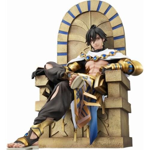 NEW Anime Fate/Prototype Fate/Grand Order Ramesses Ⅱ Ozymandias Sitting statue PVC Action Figure Modle toys Collection 20CM