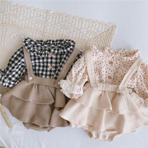 Baby Girls Clothes Newborn Baby Overalls Jumpsuits Spring Infant Baby Clothes Cotton Girl Romper Boys Jumpsuit Romper Onesie