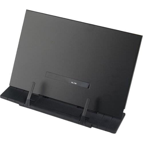 Book Stand Frame Desk Reading Holder with 7 Tilt Adjustable Grooves Bookends U4LD