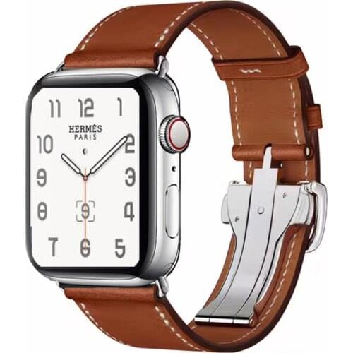 Band for apple watch 38mm 42mm 40mm 44mm for iwatch strap series 6 se 5 4 3 2 1 Leather loop