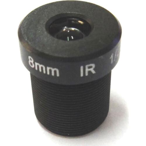 1/2.5" HD 5MP 8mm CCTV Lens 52 degrees Fixed Iris M12 IR Board for Security IP 1080p Camera