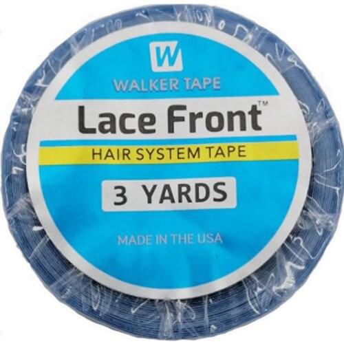 1 roll Blue 1 cm*3 yards super hair Blue tape double-sided adhesive tape for hair extension/lace wig/toupee