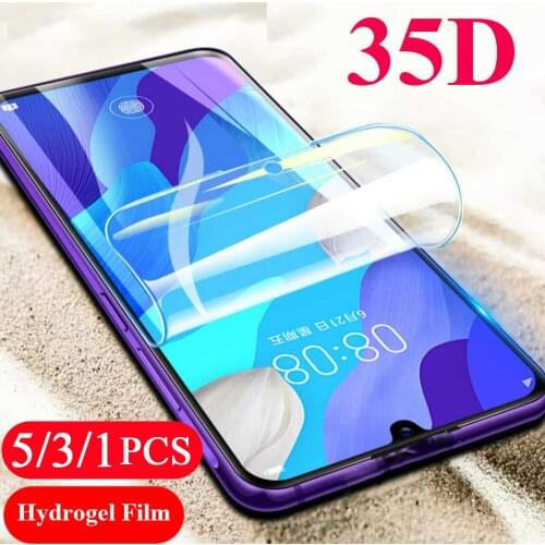 5/3/1Pcs soft full cover for huawei honor 8 8C 8S 8A pro 8X max hydrogel film phone screen protector protective film Not Glass