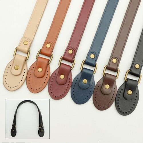 1pc 62cm Bag Strap Belt Handle PU Leather Fashion Female Belt Strap Shoulder Bag Leather Replacement Webbing DIY Bag Accessories