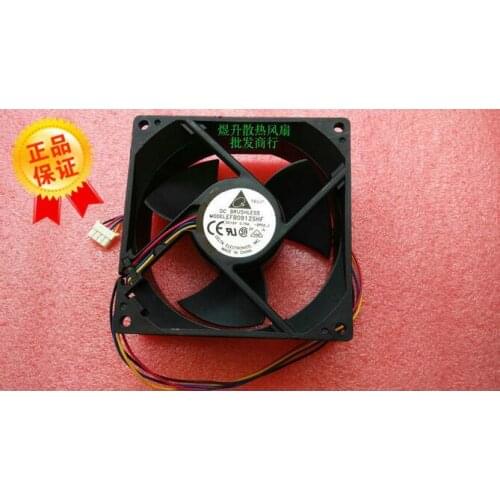 9cm 9032 DC 12V 0.75A 90*90*32MM EFB0912SHF SP02 4-wire Large Wind Cooling Fan