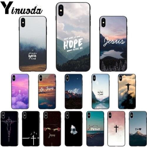 Yinuoda travel mountain Jesus Christ Cross High Quality Phone Case for iPhone X XS MAX 6 6s 7 7plus 8 8Plus 5 5S SE XR