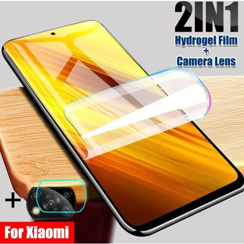 For Xiaomi Redmi K40 Glass For Redmi K40 Hydrogel Film Glass Protective Full Cover Screen Protector For Redmi K40