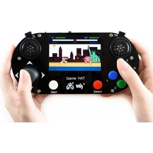 Mini VideoGame Console/Game Hat for Raspberry Pi A+/B+/2B/3B/3B+,3.5inch IPS screen,480*320 pixel,screen Acrylic material