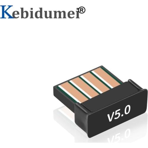 Kebidu USB Bluetooth 5.0 Adapter Receiver Wireless Mini USB Bluetooth Dongle Receiver Laptop Mouse Keyboard Accessories