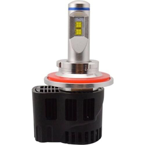 Ship From DE)Pair 55W LED Headlight 5200LM Vehicle Replace Light Portable Automobile H13/9008 Lamp Durable Car Accessories