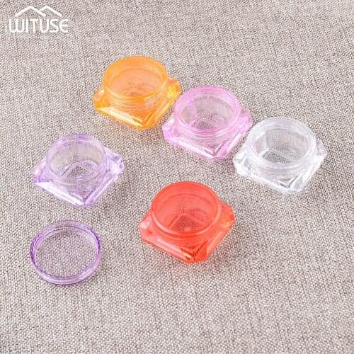 Mini Bottle Cosmetic Makeup Cream Art Lip Balm Container Useful Storage Refillable Bottles & Jar For Travel Portable Plastic Jar