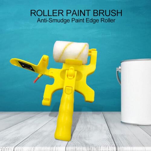 Multi-functional Clean-Cut Anti-smudge Paint Edger Roller Brush Safe Tool for Wall Ceiling