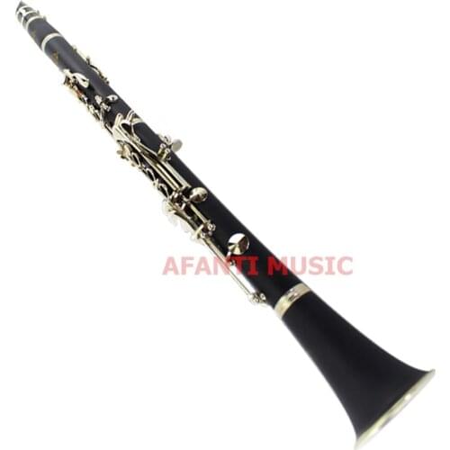Afanti Music Falling Tune B / Bakelite / Nickel button Clarinet