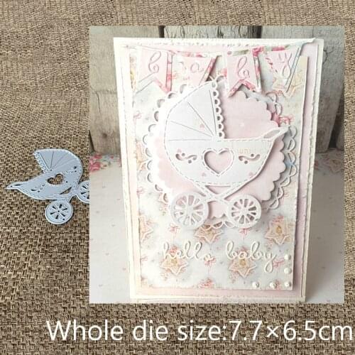 New Design Craft Metal Cutting Die cut die love heart Baby carriage scrapbooking Album Paper Card Craft Embossing Die Cuts