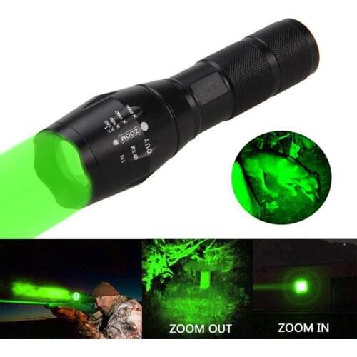 LED Scorpion Hunting Battery Flashlight Ultra Bright Wateproof Bicycle Zoomable Camping Light Function