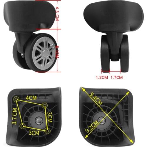 W081# Trolley Case Luggage Universal Wheel Fitting Wheel Traveler Caster Accessories Luggage Roller Pulley Repair replacement