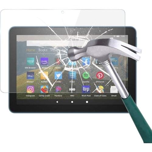 Tempered Glass Screen Protector For Amazon Fire HD 8 2015 2016 2017 Plus 2020 HD 10 Plus 2017 2019 2021 Fire HD 8 10 Glass Film