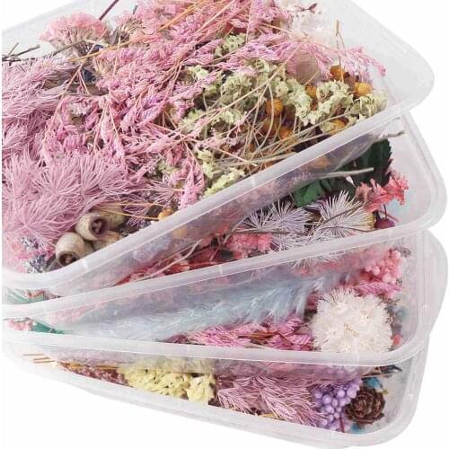1Pack Mix Color Dried Flowers Resin Mold Fillings UV Expoxy Stickers Beauty for DIY Epoxy Resin Filling Jewelry Decoration