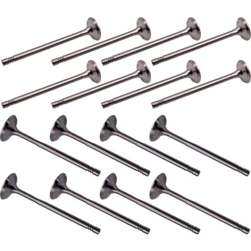 16 PCS 036109611AE EXHAUST VALVES FOR AUDI A1 A2 A3 1.4 TFSI 16V & 1.6 FSI 16V 036109601S 036109601AD