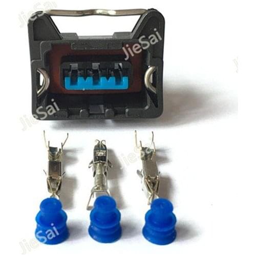 3 Pin EV6 Wire Connector Throttle Position Sensor Connector Standard S-745 For Volvo AIRTEX 1P1421 For FIAT