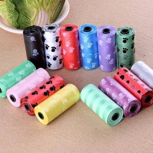 5 Rolls/10 Rolls Dog Poop Bag for Dog Pets Waste Garbage Bags Carrier Biodegradable Clean-up Bag Waste Pick Up Clean Bag For Dog