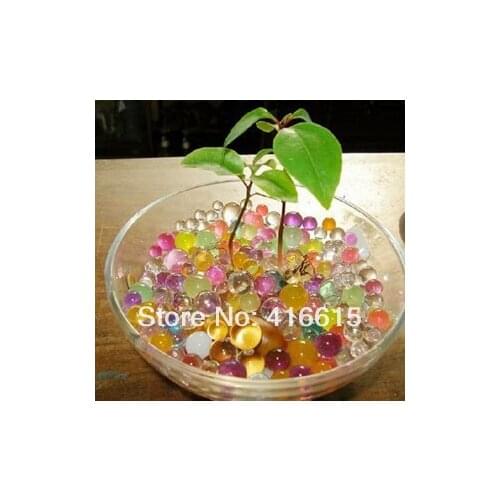 9000 Pcs,3 Packs,Pearl Shaped Crystal Soil Water Pearl Beads Mud Grow Magic Jelly Balls wedding Home Decor,Soilless Culture