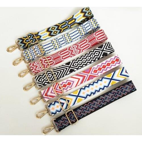 Colorful Bag Strap Women Handbag Belt Wide Shoulder Bag Strap Replacement Strap Accessory Bag Part Adjustable Belt For Bags