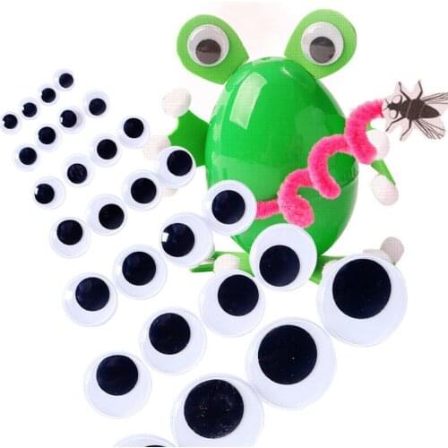 700PCS Self Adhesive Giant Wiggly Googly Eyes for DIY Art Craft Toys Children Hand Scrapbooking Hand Decor Eyes Craft Supplies