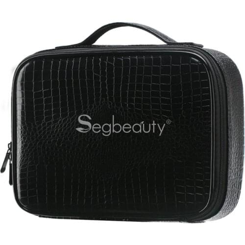 Segbeauty Barber Leather Case Hairdresser Carrying Tool Bag Organizer Portable Travel Display and Storage Attache Vestil Holder